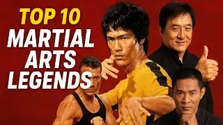 Top 10 Greatest Martial Arts Actors of All Time | Bruce Lee, Jet Li, Jackie Chan & More