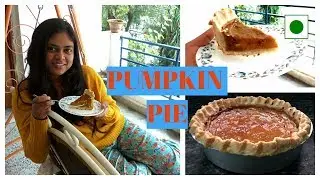 PUMPKIN PIE  Recipe (Eggless)