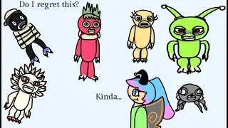 Making Dandy's World Characters in Spore and Regretting it