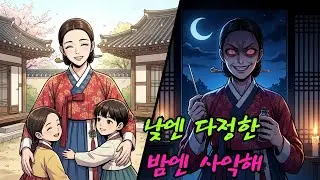 낮에는 의붓자녀들에게 다정한 계모처럼 행동하지만, 밤이 되면 사악한 본성을 드러낸다.| 민담 | 전설 | 설화 | 옛날이야기