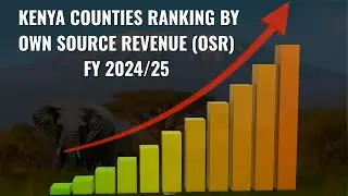 Kenya Counties Own Source Revenue (OSR) Ranking 2024/2025 Revealed!!!