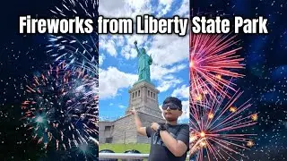 Macy&rsquo;s 4th July fireworks from Liberty State&nbsp;Park&nbsp;USA 🇺🇸 | Manhattan View From Hoboken, NJ #vlogs