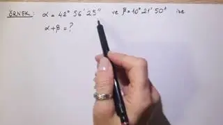 trigonometri, yönlü açılar, derece, radyan