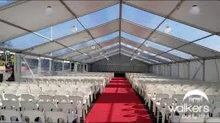 Constructing A Large A Frame Marquee In Sydney