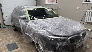 ШЛИФОВКА СТЕКЛА BMW!