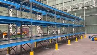 Scaffalatura porta pallet antisismica,struttura robusta,modulare e certificata per zone sismiche.