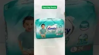 Popok bayi sweety #sweety #popokbayi #popokbayisweety #pampers #pamperssweety