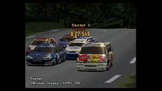 4 sedans, 2 barns | Gran Turismo 2 A-Spec