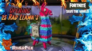 Rad Llama Opening  - Fortnite Save The World (STW)
