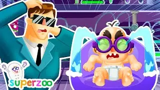 Dr Spooky redevient un bébé ! | Apprendre les Formes et l’Amitié avec SuperZoo