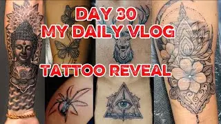 Day 30 | My Daily Vlog | Amar Kichu Kaj Kora Tattoo Reveal 😍 | Tattoo Art Journey.