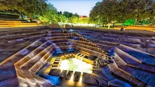 Fort Worth Water Gardens in 4K