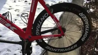 Pro Cycling Demo:  Spin-down of High-end Wheel/Hub:Group Set (Read DESCRIPTION for explanation)