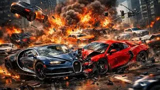 Realistic Multi-Car Crashes in the City