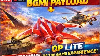 PUBG \ BGMI Payload Mode Live 😱 Fighter jet Pro Skills,Tank,Robot Havercraft & RPG