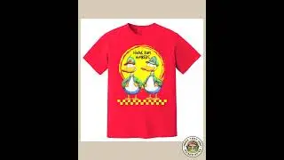 Funky Duck Duo Shirt, Cartoon Duck T-Shirt, Funny Animal Tee, Unique Gift for Kids, Quirky Duck L...