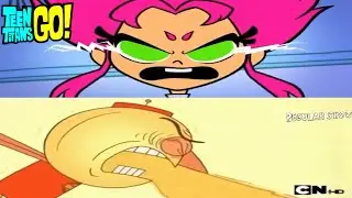 Teen Titans Go and Regular Show: Starfire and Benson Rage