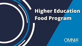 Food Purchasing for Higher Education