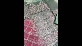 👰👗🛍 Elan Bridal Wedding Master Replica🌺Front Net Heavy Embroidery  With Sequence & Stone Work 👰