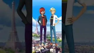 Miraculous Nathaniel with Friends #miraculous #mlbb #shorts