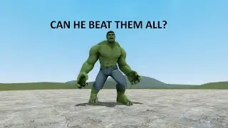 Hulk vs. Random opponents in Gmod
