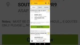 CX app -  Job alerts.