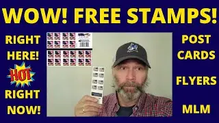 How I Get Free Stamps! Free Stamp Flyer, Free Postage Stamps