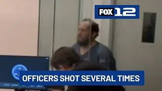 Portland police say man shot officers during knife call