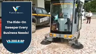 VS 200 R Bp Ride On Sweeper for indoor & outdoor Cleaning Make VOOT