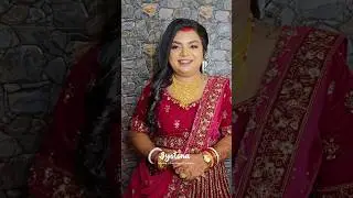 Reception Bridal Look | Open Hairstyle ideas for Brides #shortsviral #bridalmakeup #bridalhairdo