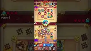 Robot lvl 10 Vs Phoenix Lvl 9 | Rush Royale Gameplay