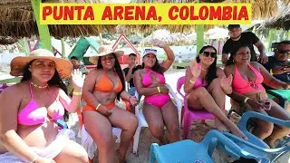 Explorando las playas de Cartagena!!... Isla Punta Arena!!