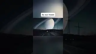 If Planets Replaced Our Moon🌙➡️🪐  (Videos: What If/ YouTube) #shorts