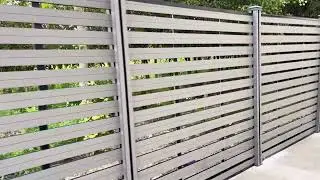 Outdoor Open Style WPC Fencing &ndash; Low Maintenance & Long Lasting #wpcfence #fencedesign #fencelife