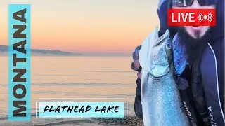 #LIVE #FISHING - E55 - EPIC Lake Trout Fishing on Flathead Lake!