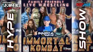 Jay White (IMMORTAL Wrestling) Immortal Kombat Hype Show - Wrestling With Johners LIVE!