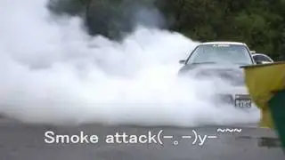 C33 LAUREL VS CD6 ACCORD  BURNOUT BATTLE