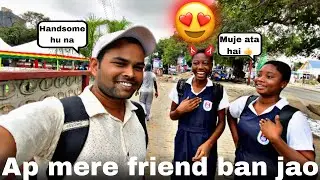 हम साथ साथ हैं 😋🙂|| #Africa Mai 🤪 #prankvideo #funny #comedyprank #comedy 