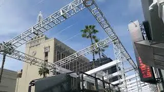 Oscars Setup Hollywood Blvd Los Angeles California USA March 17, 2022 Awards Movies Films
