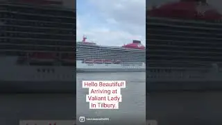 World Launch Valiant Lady views in Tilbury #cruisevlogger #cruiseship #virginvoyages #valiantlady