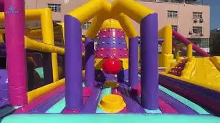 Inflatable Funcity Playground Equipment for Kids Adult Slide Amusement Park for Sale