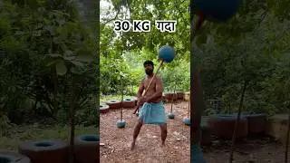 Swinging Strength: 30 kg Gada in Kali Baadi Akhada, Varanasi