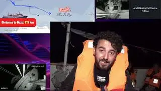 Freedom Flotilla sailing to Gaza - INTERCEPTION BY IDF PIGS AS IT HAPPENED