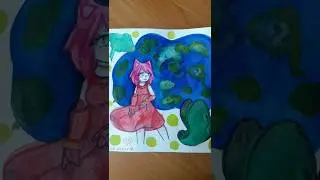 Эмми Роуз и ночная акварель #short #art #video #соник