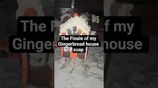 Here is decorating of my Gingerbread soap.#fyp  #soap #soapmaking #winter #christmas #gingerbread