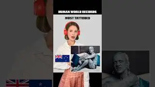 Famous Human World Records from Different Countries 😱 #countryballs #countries #flags