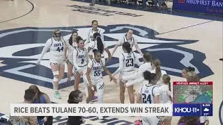 Rice women's basketball defeats Tulane for 12th consecutive win