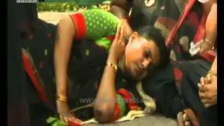 YSRCP MLA RK Roja Weakened with Protest near Gandhi Statue at Assembly premises - 19th Mar 2016