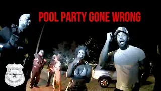 Late-Night Pool Party Turns Confrontational, Resulting in Arrest