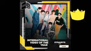 BTS Wins 'International video of the year' @MYX Awards 2021